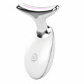 LUMÉA Lift white colorway — neck & face LED + EMS device